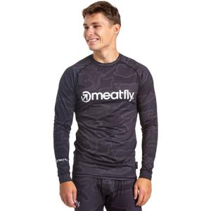 Meatfly Avery férfi thermo póló fekete-szürke