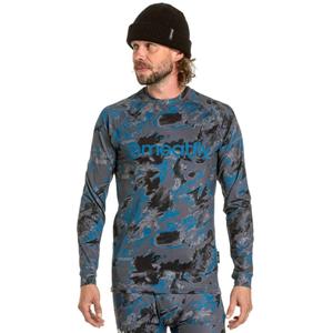 Meatfly Avery férfi thermo póló kék-szürke camo
