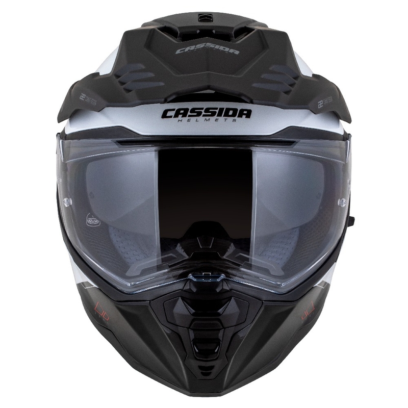 Cassida Road Runner Dual enduro bukósisak fehér-fekete
