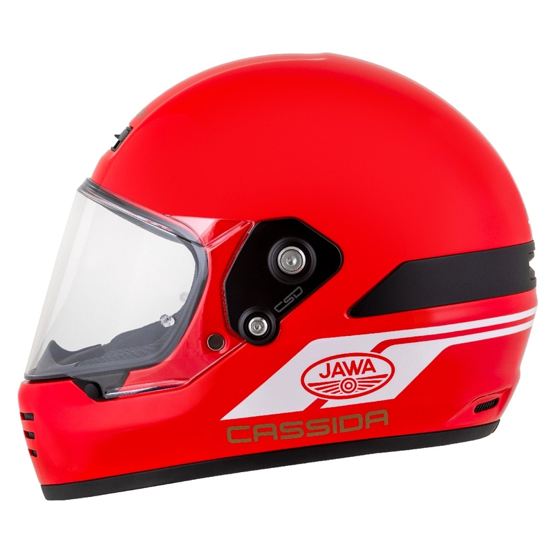 Cassida FormX Jawa RotaX enduro bukósisak piros-fehér-arany