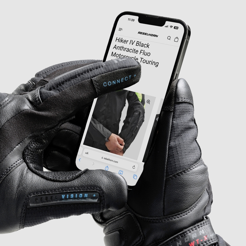 Rebelhorn Summit Winter motoros kesztyű fekete