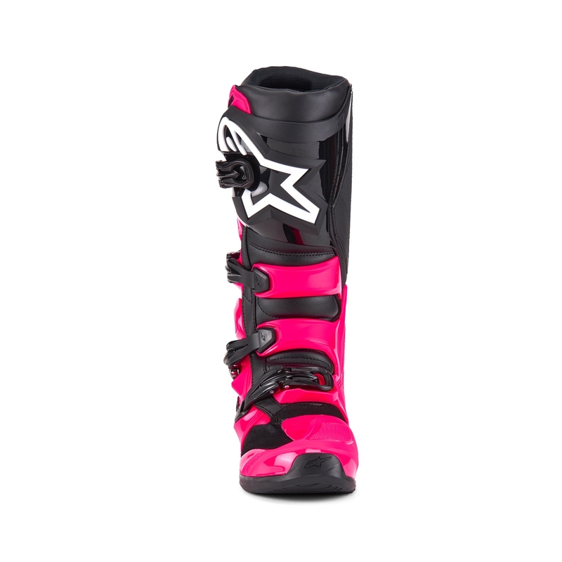 Alpinestars TECH 7 motokrossz csizma rózsaszín-fekete