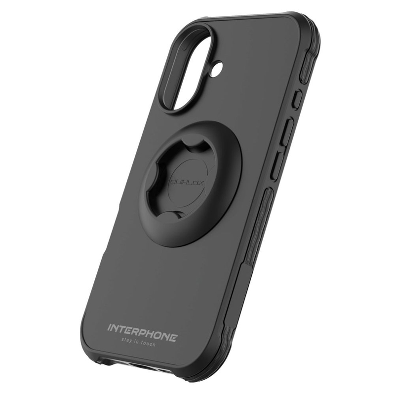 Interphone QUIKLOX Tetraforce védőtok Apple iPhone 16 Plus készülékhez fekete