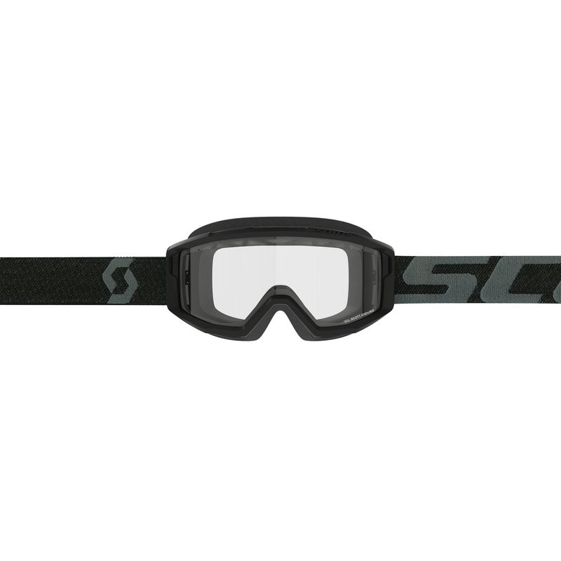 SCOTT Primal Enduro motokrossz szemüveg fekete, átlátszó plexivel