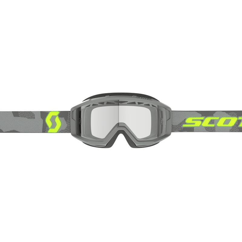 SCOTT Primal Enduro motokrossz szemüveg szürke-fluo sárga, átlátszó plexivel