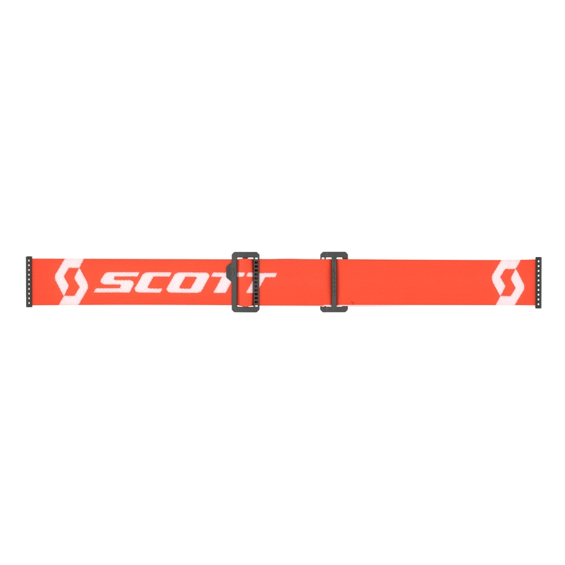 SCOTT Primal Clear motokrossz szemüveg narancssárga-fehér, átlátszó plexivel