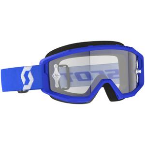 SCOTT Primal Clear motokrossz szemüveg kék, átlátszó plexivel
