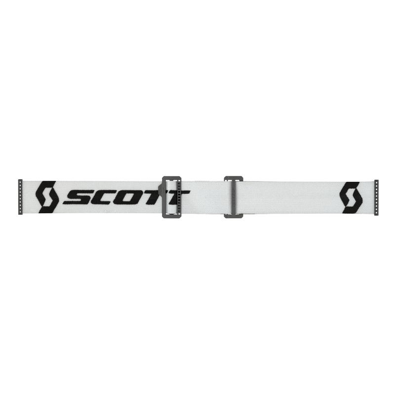 SCOTT Primal CH motokrossz szemüveg fehér, ezüst króm plexivel