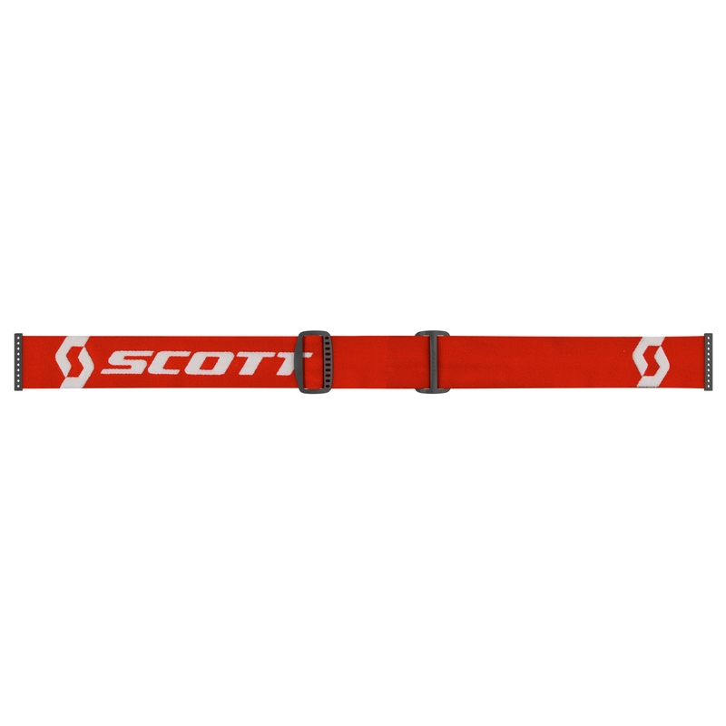SCOTT Primal CH motokrossz szemüveg piros-fehér, narancssárga króm plexivel