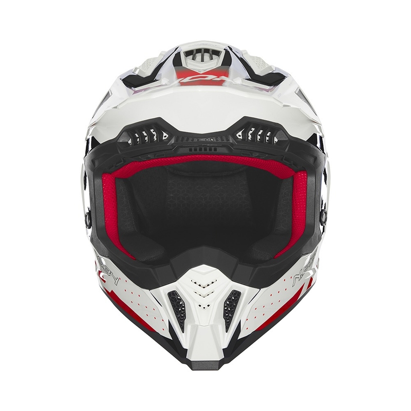 NOX N634 motokrossz sisak fehér-fekete-piros