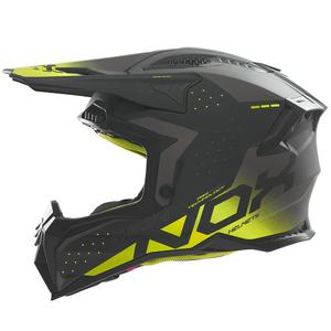 NOX N634 motokrossz sisak matt fekete-fluo sárga