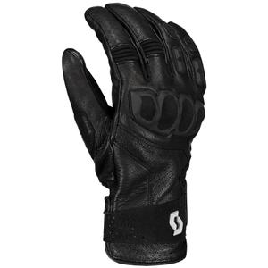 SCOTT SPORT ADV bőr motoros kesztyű fekete