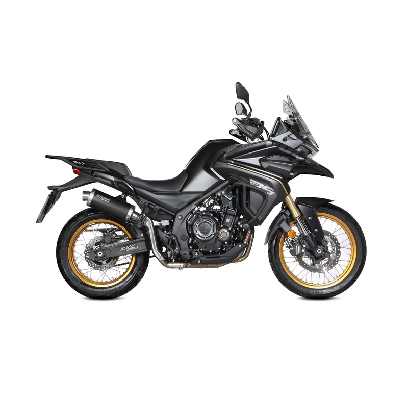 Kipufogóvég STORM OVAL fekete