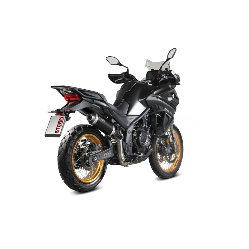 Kipufogóvég STORM OVAL fekete