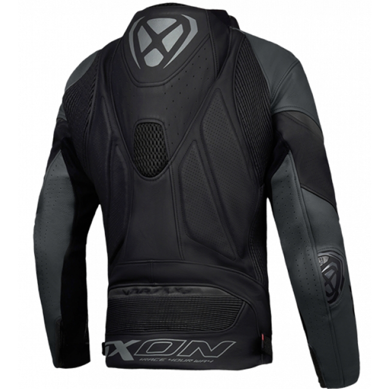 IXON Vortex 3 motoros bőrkabát fekete