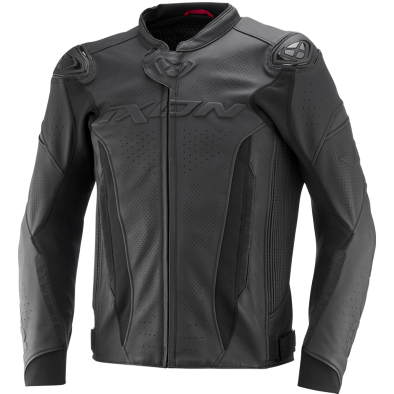 IXON Vortex 3 motoros bőrkabát fekete