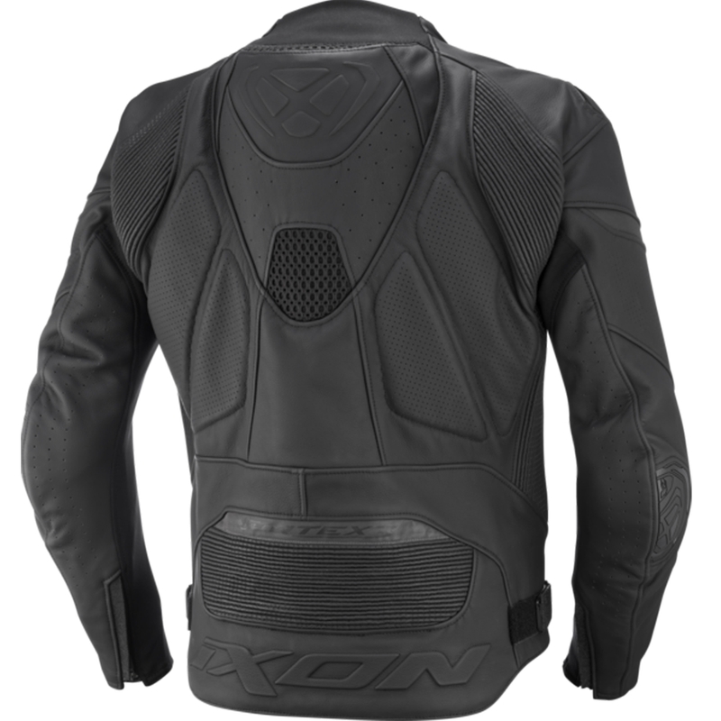 IXON Vortex 3 motoros bőrkabát fekete
