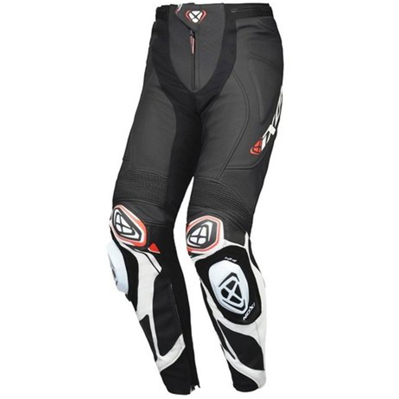 IXON Vortex 3 motoros bőradrág fekete-fehér