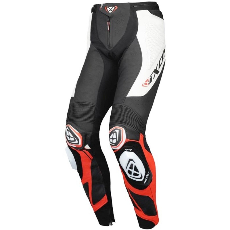 IXON Vortex 3 motoros bőradrág fekete-fehér-piros