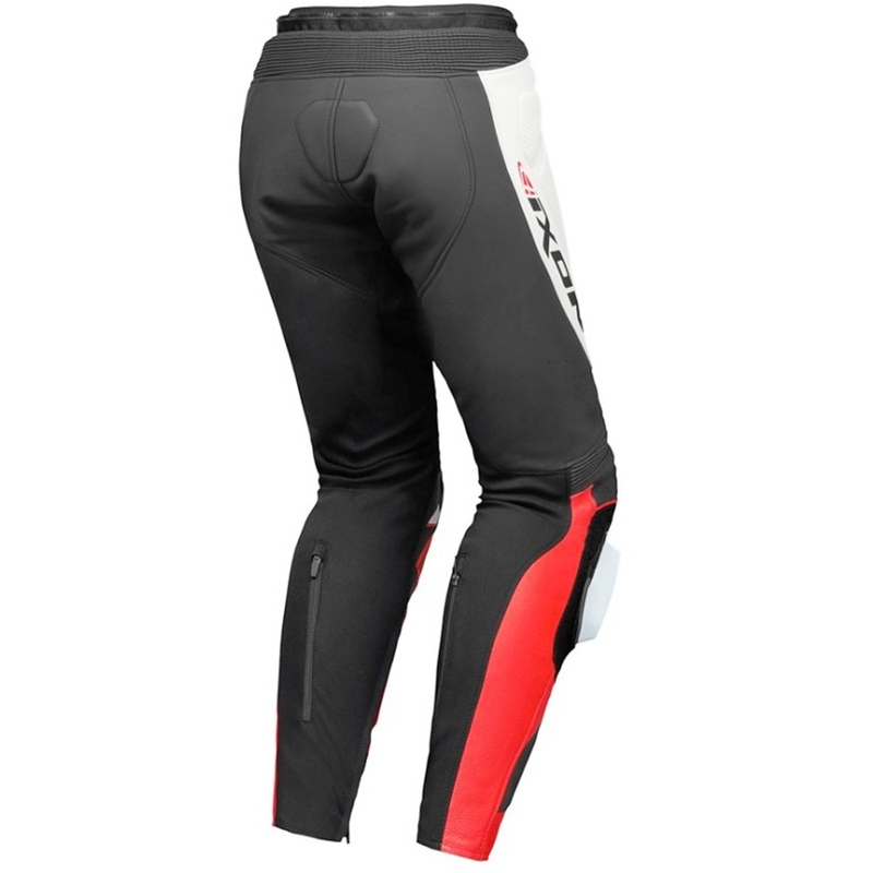IXON Vortex 3 motoros bőradrág fekete-fehér-piros