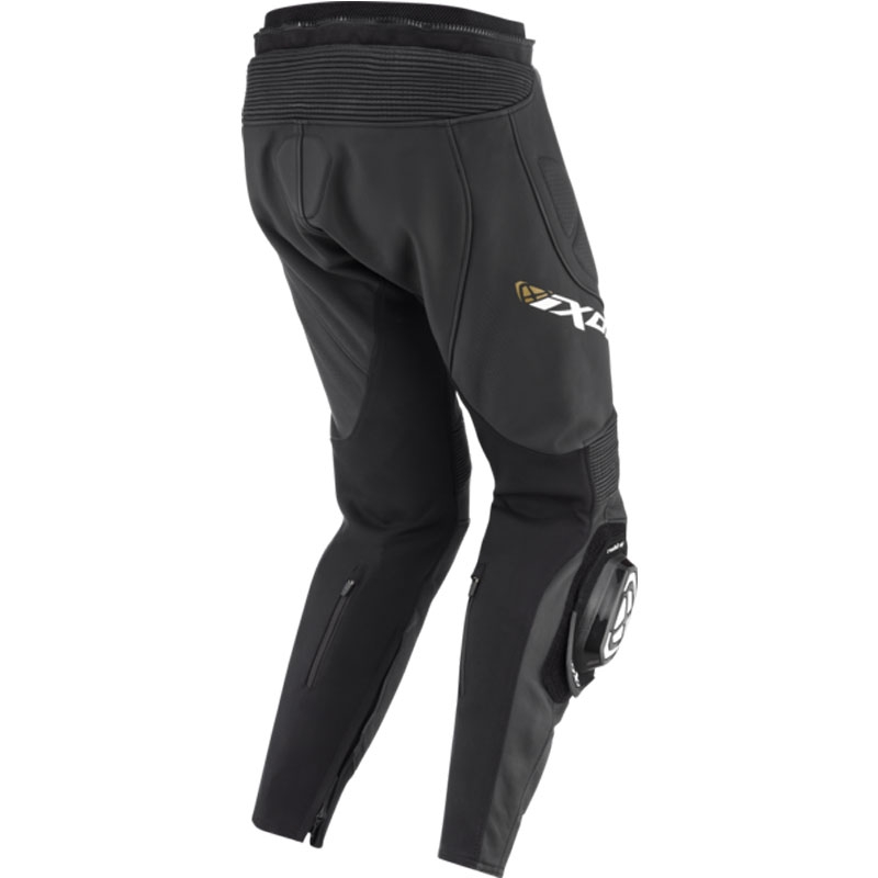IXON Vortex 3 női motoros bőrnadrág fekete-fehér-arany