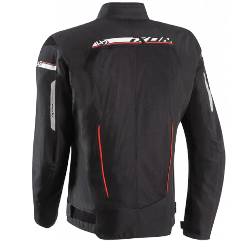 IXON T-Rex motoros kabát fekete-fehér-piros