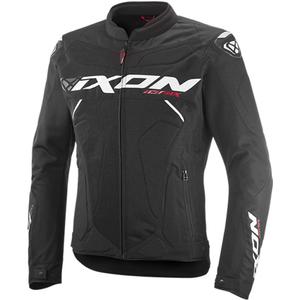 IXON Ionix motoros kabát fekete-fehér