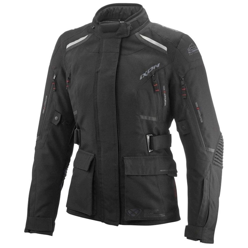 IXON Midgard női motoros kabát fekete