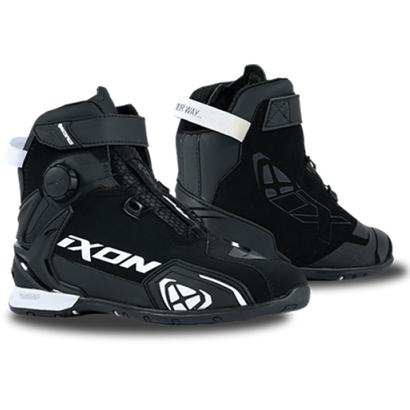 IXON Bull 2 WP női motoros cipő fekete-fehér