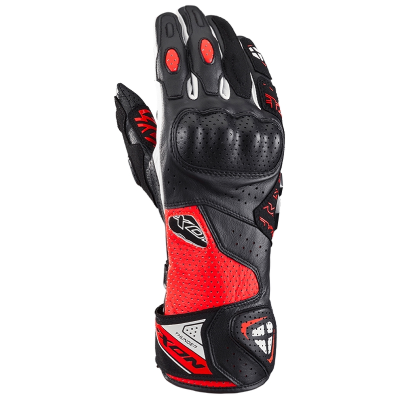 IXON Thunder Air motoros kesztyű fekete-piros-fehér