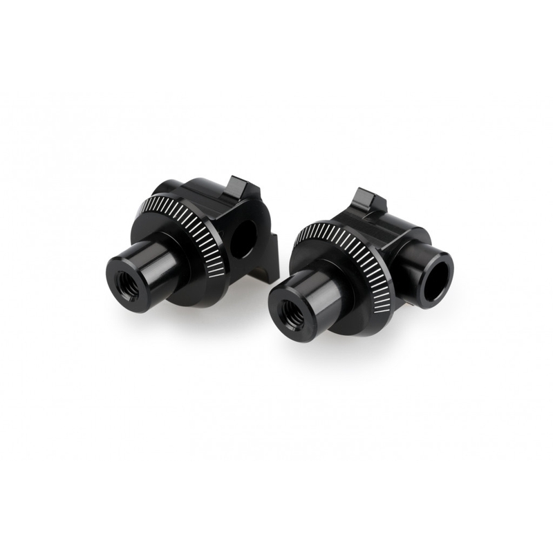 Footpeg adapters PUIG fekete részére YAMAHA XTZ 700 Tenere 700 2019-2026
