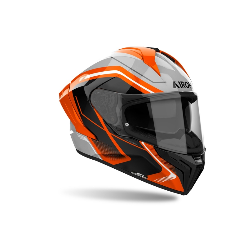 Airoh MATRYX Wide zárt motoros bukósisak fényes narancssárga