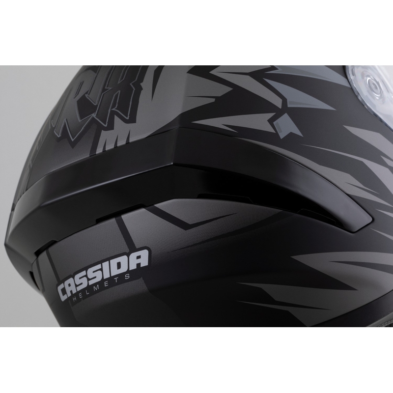 Cassida Orbit Strix zárt motoros bukósisak matt fekete-szürke