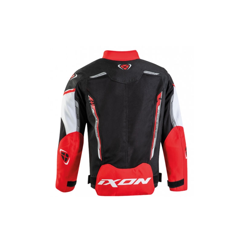 IXON Striker Air gyerek motorkerékpár kabát fekete-piros-fehér