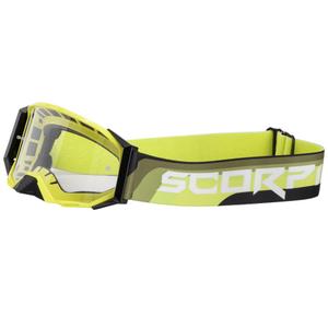 Scorpion E24 motokrossz szemüveg fluo sárga-fekete átlátszó plexivel