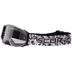 Scorpion E24 motokrossz szemüveg camo átlátszó plexivel