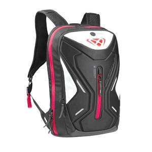 IXON R-Laser 25 l motoros hátizsák fekete-fehér-piros