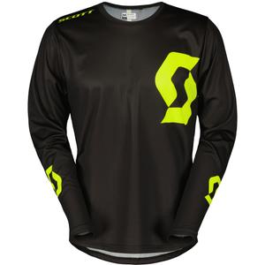 SCOTT Compete motokrossz mez fekete-fluo sárga