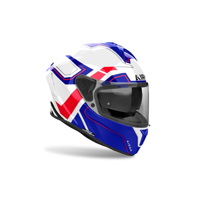 Airoh SPARK 2 Dart zárt motoros bukósisak fényes kék-piros