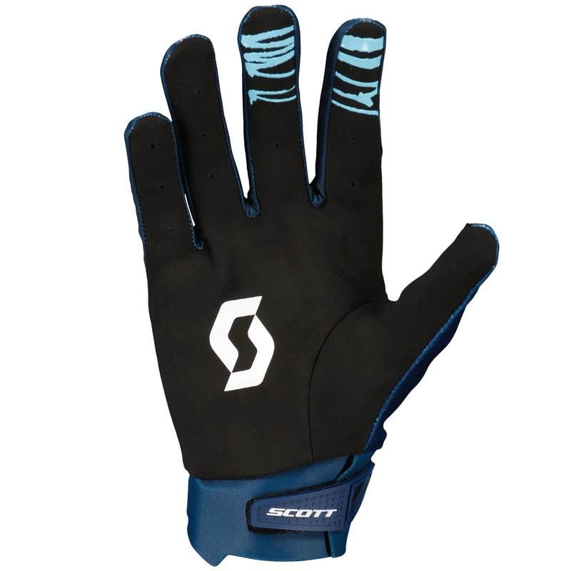 SCOTT EVO DIRT motokrossz kesztyű kék-piros