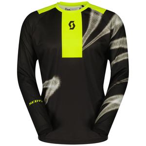 SCOTT EVO Dirt motokrossz mez fekete-fluo sárga