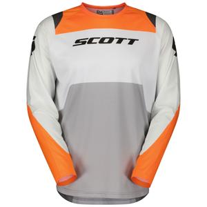 SCOTT EVO Race motokrossz mez fehér-narancssárga