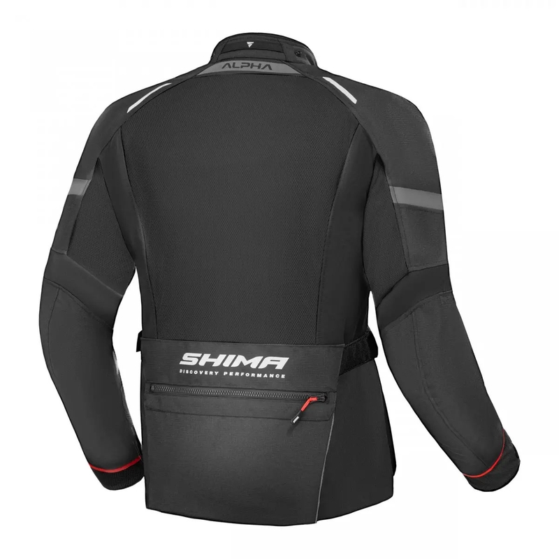 Shima Alpha motoros kabát fekete