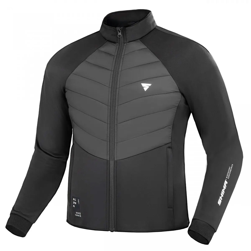 Shima Alpha motoros kabát fekete-szürke-fluo sárga