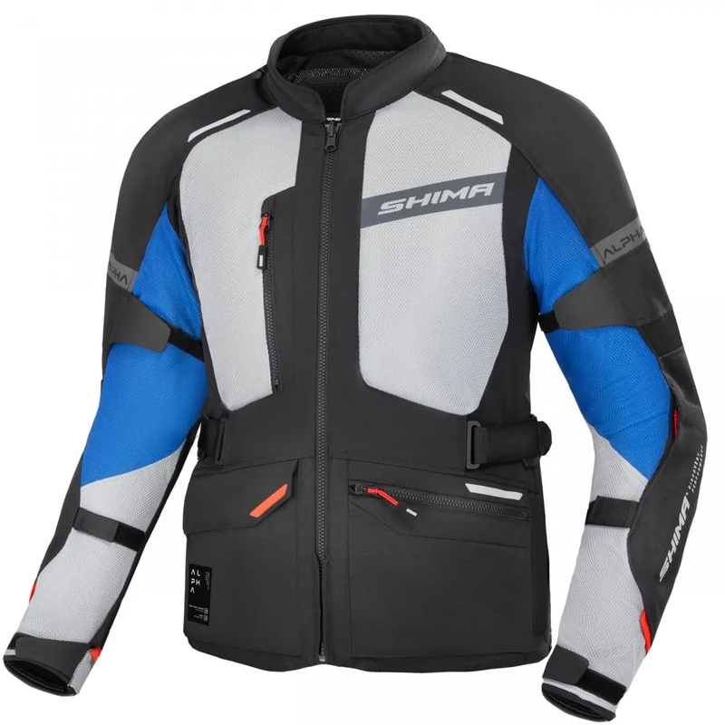 Shima Alpha motoros kabát kék