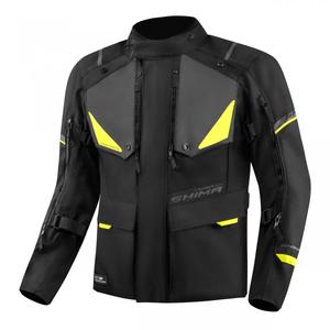 Shima Runner motoros kabát fekete-fluo sárga