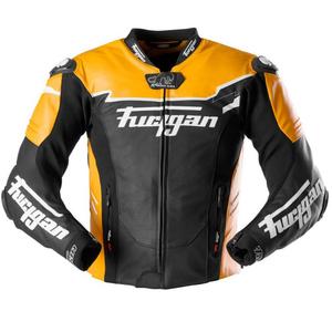 Furygan Signature 55 motoros bőrkabát fekete-sárga