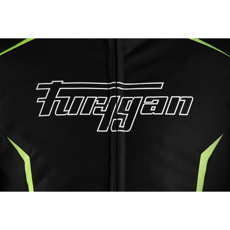 Furygan Yori motoros kabát fekete-fehér-fluo sárga
