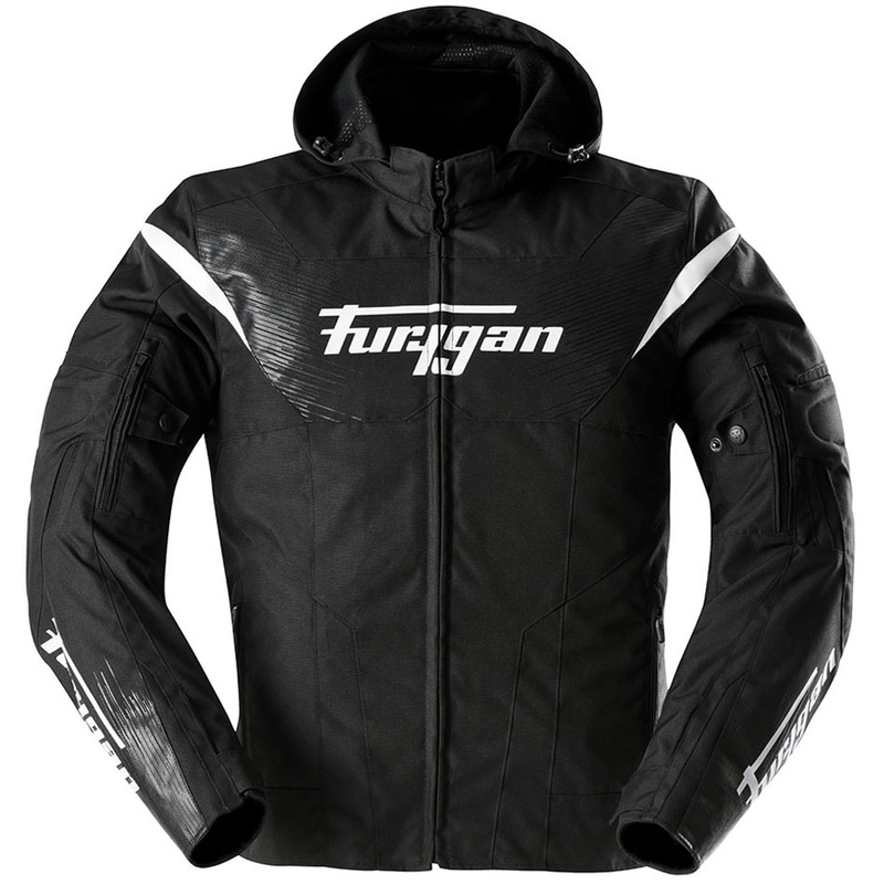 Furygan Shard motoros kabát fekete-fehér