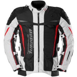 Furygan Montroc Kevlar® Primaloft® 3IN1+ motoros kabát fekete-bézs-piros